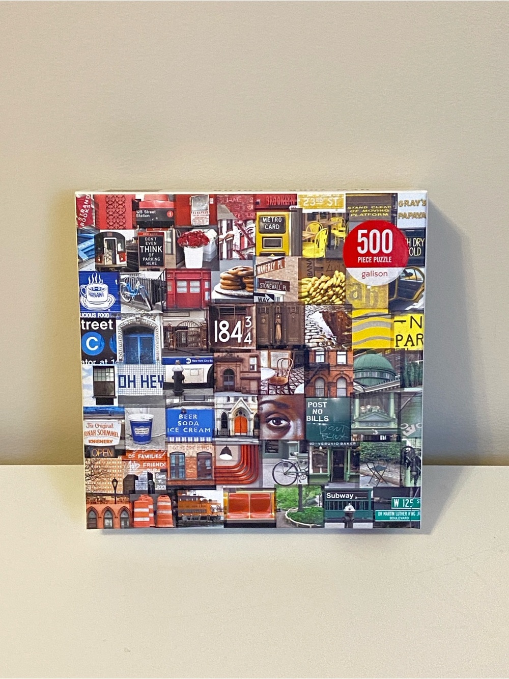Galison 500 Piece Jigsaw Puzzle New York In Color